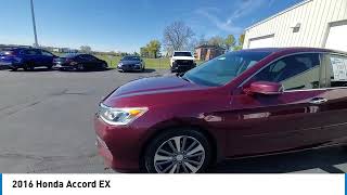 2016 Honda Accord Marysville Dublin Delaware Worthington Marion OH GA161892 [upl. by Cotter753]