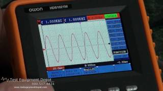 Owon HDS1021M 20 MHz Handheld Digital Storage Oscilloscope [upl. by Lyndy843]