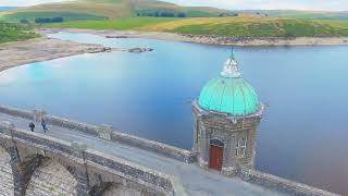 Welsh Aerial Landscapes amp Reservoir Elan Valley Wales [upl. by Catrina]