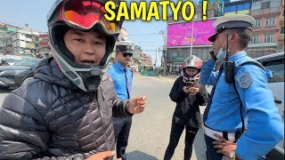 RAJKUMAR BHANNE LE CHOWK MA VIDEO BANAYO RE🤣  DIRT BIKE LAI GARO XA  CROSS X 250R [upl. by Auqenehs]