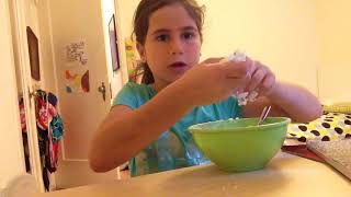 How to make slime conditioner and corn starch [upl. by Ognimod]