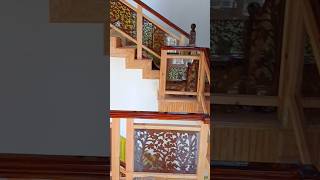 Wooden Flooring ideas for lobbey 🥰 flooring woodwork home [upl. by Leeban]