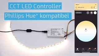 Zigbee LED CCT Controller einrichten  Phillips Hue kompatibel [upl. by Aztinad]