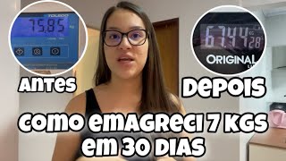 EMAGRECI 25KG DEPOIS QUE EU ENTENDI ISSO [upl. by Vernor]