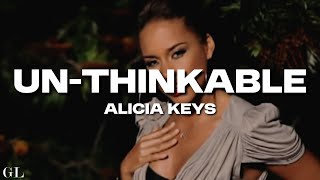 Alicia Keys  Unthinkable Im Ready Lyrics [upl. by Kerwinn46]