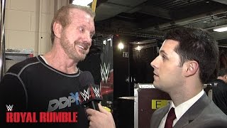 DDP discusses his surprise appearance at the Royal Rumble [upl. by Notsgnik]