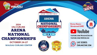 Julie Segovia vs Kaisey Ackerman  Draw 10  USA Curling Arena National Championships C [upl. by Ahsas]