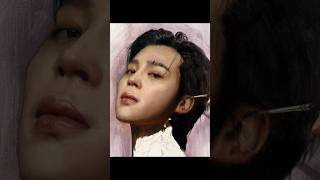 12 hours in 1 minute Oil painting timelapse of Jimin oilpainting portraitpainting jimin [upl. by Senior]