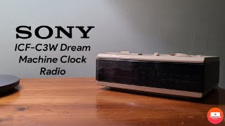 1986 Sony ICFC3W Dream Machine Clock Radio [upl. by Takeo]