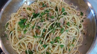 Spaghetti tonno e limone  un piatto velocissimo [upl. by Assirahc]