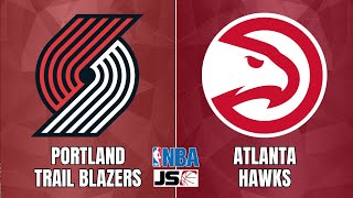 Portland Trail Blazers vs Atlanta Hawks NBA Live Scoreboard [upl. by Ayahs]