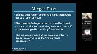 Module 5 Allergen Immunotherapy Prescribing [upl. by Cato705]