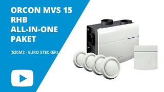 ORCON MVS 15R mit EuroStecker AllInOne Paket  Lüftungsland [upl. by Nuawaj]