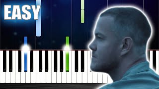 Imagine Dragons  Wrecked  EASY Piano Tutorial by PlutaX [upl. by Asilet]