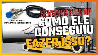 COMO JUMPEAR SENSOR da EMPILHADEIRA  SENSOR INDUTIVO 3 FIOS [upl. by Attelliw]