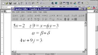 Creating numbering and cross referencing equations with Microsoft Word Video 4 Equation Edits [upl. by Jc]