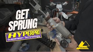 TourtechHyperpro Rear Spring Installation on the Tenere 700 [upl. by Asamot]