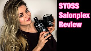 Syoss SALONPLEX Shampoo and Intensive Recreation Treatment Hair Mask Products REVIEW [upl. by Guntar228]