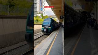 High speed train in Oslo Norway 🇳🇴 shorts youtubeshorts [upl. by Melany]