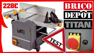 ⚠️ RABOTEUSE DÉGAUCHISSEUSE TITAN BRICO DÉPÔT 228€ 😲 TEST ET AVIS ⚠️ [upl. by Macy]