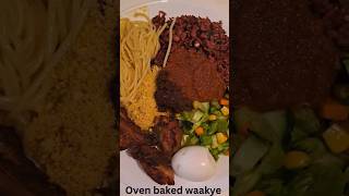 Special Oven Baked Waakye Ghana WaakyeRice and Beans [upl. by Thilde]