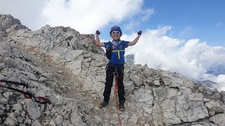 Alpspitze Klettersteig mit Kind DAV Landsberg [upl. by Akinuahs562]