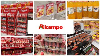 ALCAMPO 🛒♥️ TODO A 1€ ALIMENTACIÓNOS ENSEÑO MI COMPRA🫶🏽CONSERVAS PASTASCALDOS Amunaysuscosas [upl. by Aita]