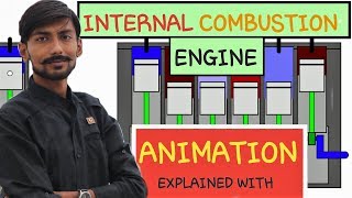 Internal Combustion Engine Explained With Animation  Basic Detail of Petrol amp Diesel Engine  Ankit [upl. by Ramahs]