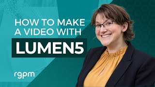 How to make a video with Lumen5com [upl. by Rinee607]