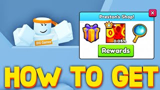 REAL HOW TO REDEEM SUPER SECRET PRESTON SHOP CODES in PET SIMULATOR 99 ROBLOX [upl. by Randee]