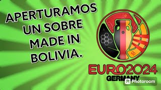 ⚽️Abrimos un sobre de la EURO2024 made in Bolivia⚽️ [upl. by Isabelita]