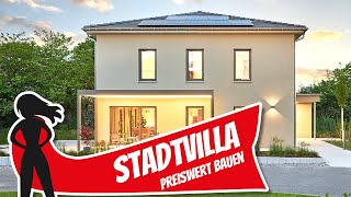 Stadtvilla preiswert bauen – so kann es klappen Neues Musterhaus von Fertighaus Weiss  Haustour [upl. by Bang]