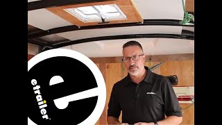 etrailer  Ventline EZ Lift Ventadome Trailer Roof Vent Feature Review [upl. by Marchak]