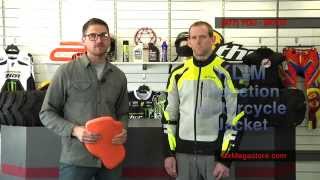 2014 KLIM Induction Motorcycle Jacket Review at MxMegastorecom [upl. by Neltiac135]