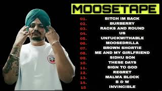 Top 15 Most Listened Songs By  MOOSETAPE  Sidhu Moose Wala All Songs Moosetape  Full Album [upl. by Crean64]