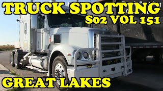 Truck Spotting Great Lakes S02 Vol 151 trucks truckspotting [upl. by Emmey387]