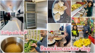 Ramadan preparations vlog  Fridge sale krdya [upl. by Idou770]