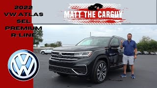 2022 VW Atlas SEL Premium R Line is the largest “midsize” SUV in the segment Review and drive [upl. by Allemap77]