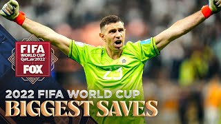 2022 FIFA World Cup Argentinas Emiliano Martínez USMNTs Matt Turner amp more in Top Ten Saves [upl. by Fae]