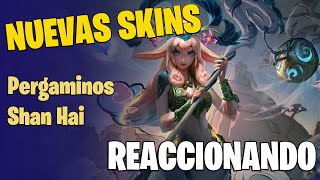 🎋NUEVAS SKINS PERGAMINOS SHAN HAI 2023🐉 Video Reacción  LEAGUE OF LEGENDS [upl. by Prospero]