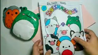 DIY Squishy Squismellow Blind Bag Stress Relief Squishy Paper Toy Papercraft my art amp craft diary [upl. by Sollie]