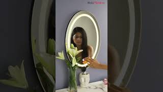 OVAL LED MIRROR From WallMantra [upl. by Nnaid572]