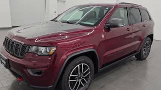 2019 JEEP GRAND CHEROKEE TRAILHAWK RED VELVET PEARLCOAT 4K WALKAROUND 24T131A SOLD [upl. by Lockwood]