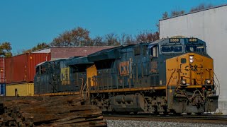 CSX I168 passing Ridgefield Park NJ  11224 [upl. by Nebuer]