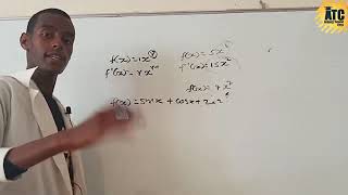 Applied Maths  chapter 4  Derivative [upl. by Raffaello]