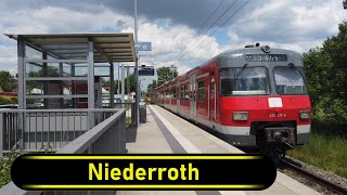 SBahn Station Niederroth  Munich 🇩🇪  Walkthrough 🚶 [upl. by Liddle365]