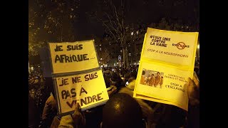 Esclavage en Libye la mobilisation des afros de France ne faiblit pas [upl. by Bogart]