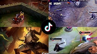 ML TIKTOK MEMES  ML BEST TIKTOK COMPILATION VIDEOS  ML TIKTOK AOT SKIN MEMES [upl. by Olenka]