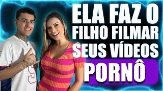 ANDRESSA URACH FALA COMO É GRAVAR VÍDEOS COM O SEU FILHO [upl. by Elamef]