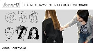 Podstawy strzyżenia włosów długich  Anna Zenkovska [upl. by Eahsel]